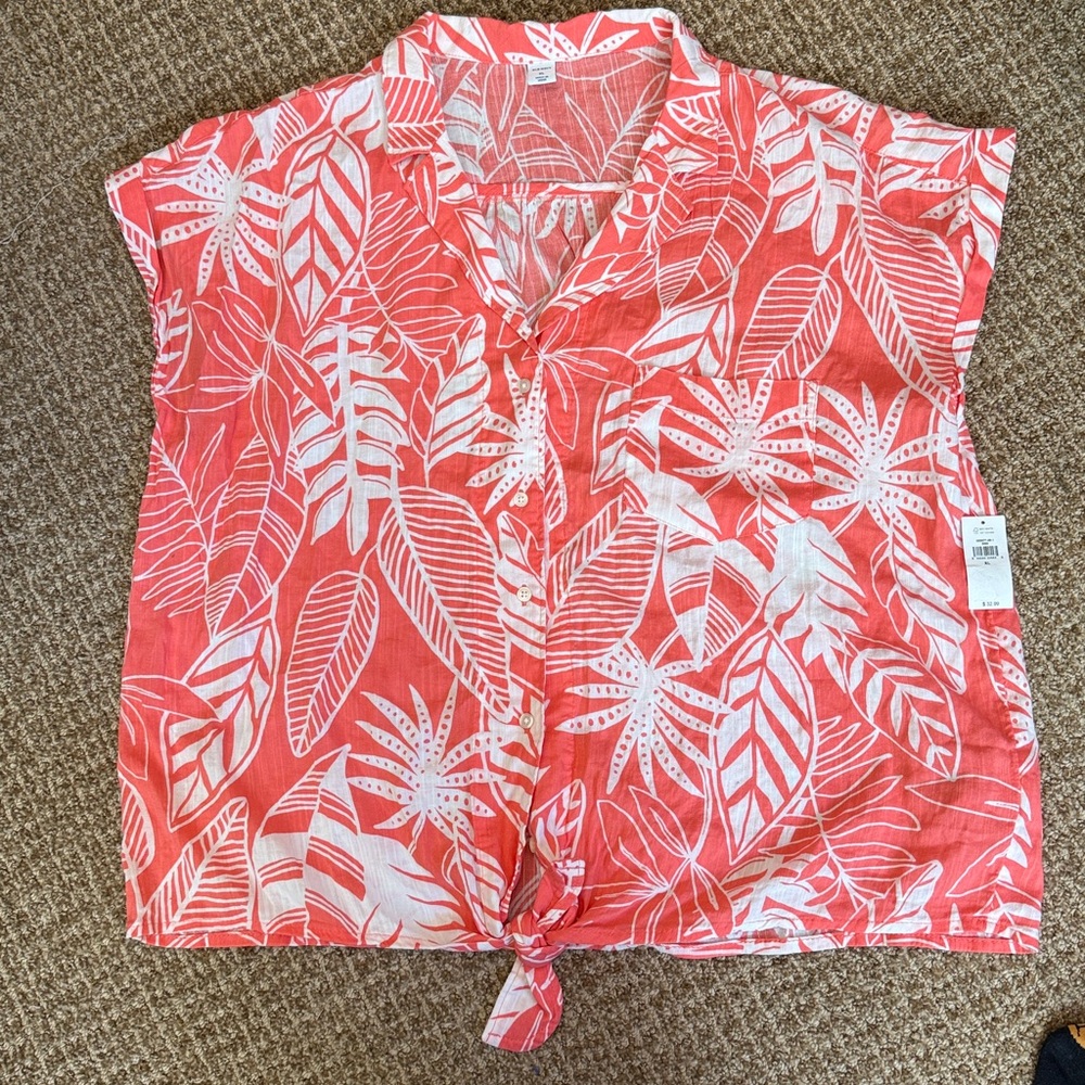 Women’s tropical print Blouse